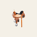 HILASON Western Horse Saddle American Leather Flex Trail Barrel | for Horses