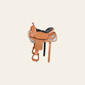 HILASON Western Horse Saddle American Leather Flex Tree Trail & Pleasure Tan | for Horses