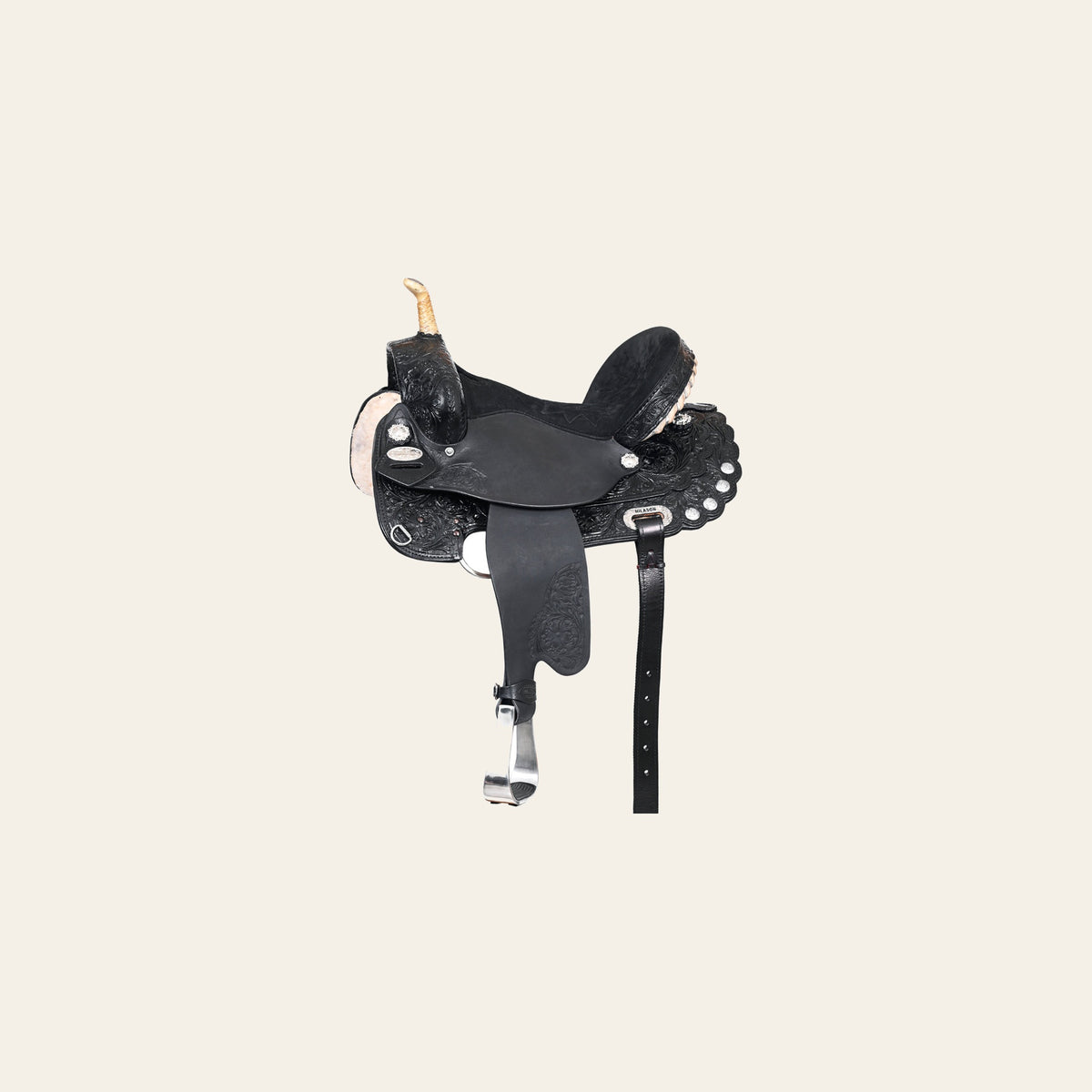 HILASON Western Horse Saddle American Leather Treeless Trail Barrel | for Horses