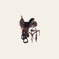 HILASON Western Horse Saddle Treeless Genuine American Leather Trail Tack | for Horses