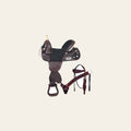 HILASON Western Horse Saddle Treeless American Leather Trail Barrel Tack | for Horses