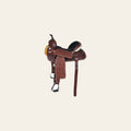 HILASON Western Horse Barrel Racing Saddle Trail American Leather | for Horses