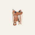 HILASON Western Horse Saddle American Leather Wade Ranch Roping Light Antique Tan | Hand Tooled & For Horses