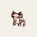 HILASON Western Horse Treeless Saddle American Leather Trail Barrel Tack | for Horses