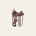 HILASON Western Horse Wade Saddle American Leather Ranch Roping Dark Brown | Hand Tooled & For Horses