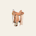 HILASON Western Horse Wade Saddle American Leather Ranch Roping Tan | Hand Tooled & For Horses