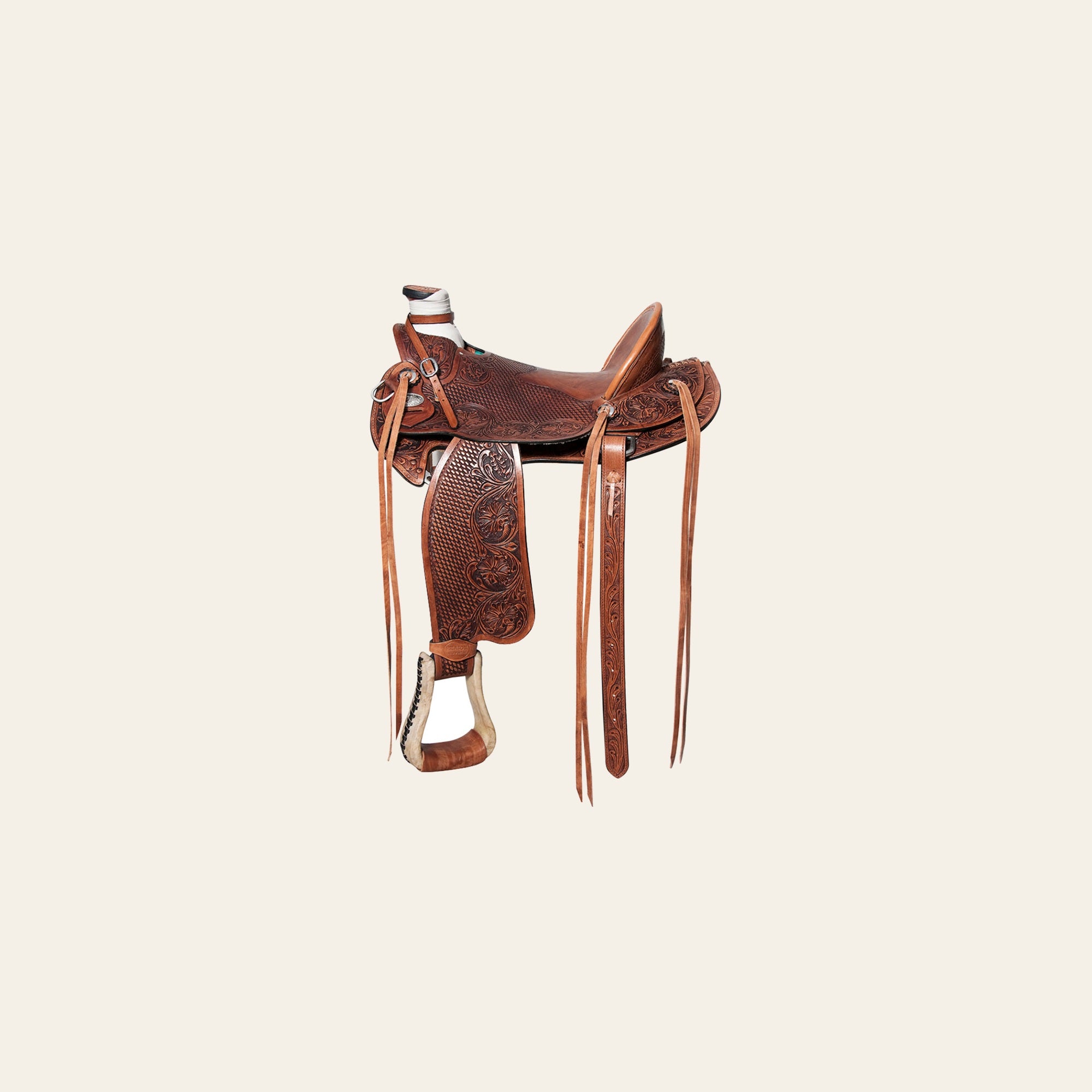 HILASON Western Horse Wade Saddle American Leather Trail Barrel Racing Antique Brown | Hand Tooled
