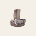 Western Laether Belt Men Ariat Brown Distressed Perf Edge 32-46 In