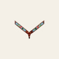 Bar H Equine Western Leather Horse Headstall & Breast Collar Brown