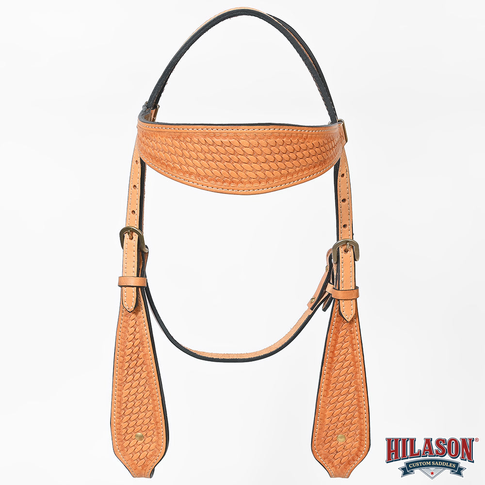 Western American Leather Headstall