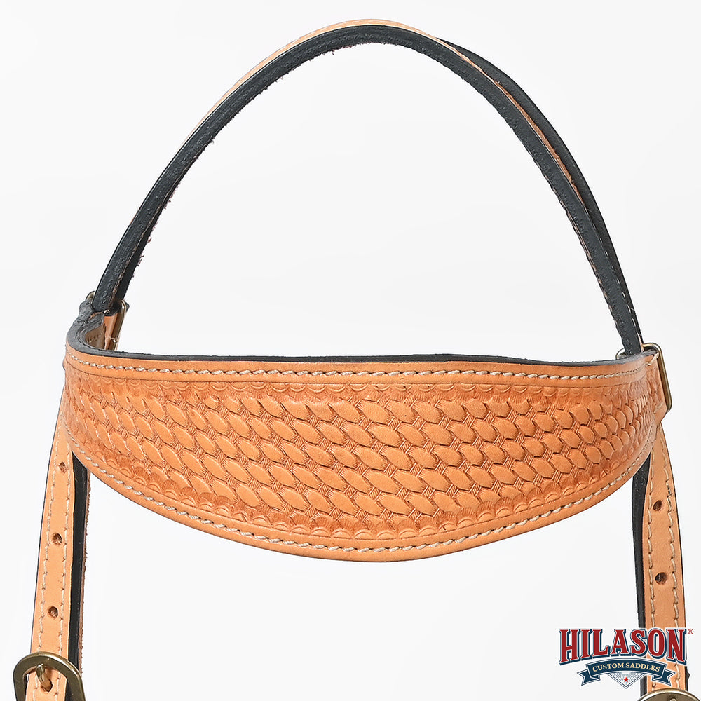 Western American Leather Headstall