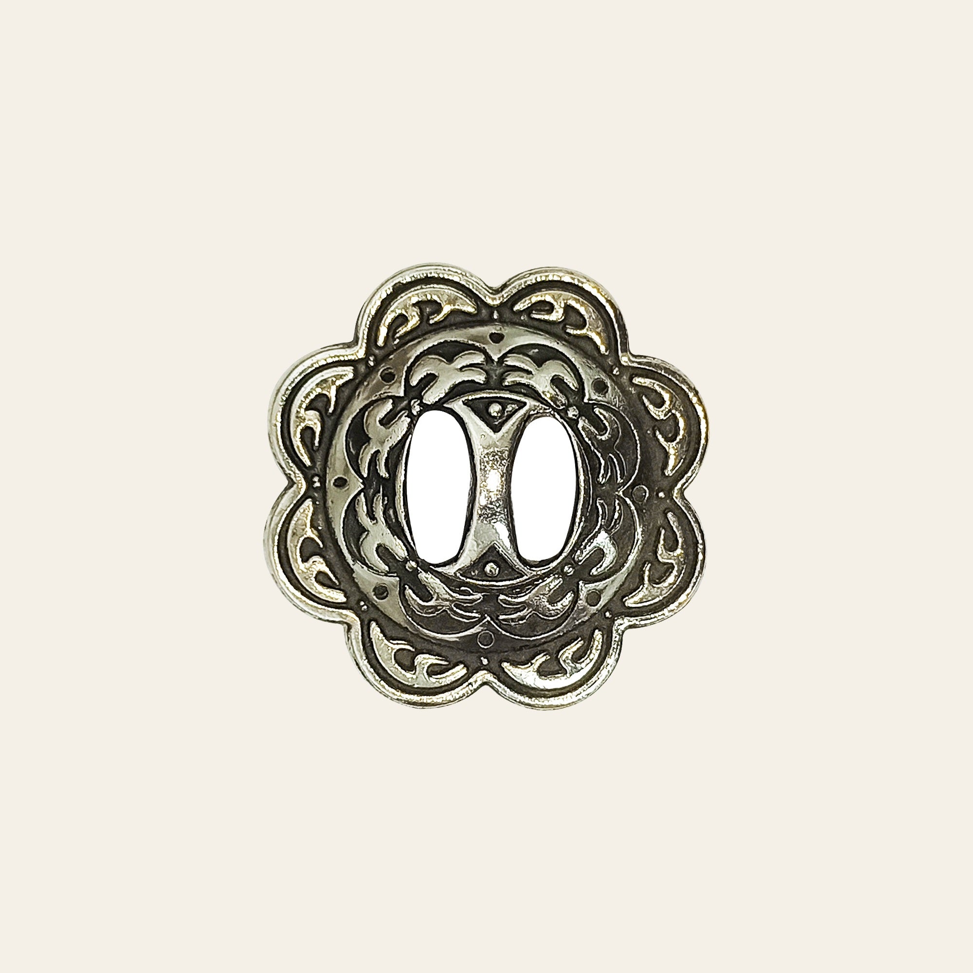 HILASON Pc Western Screw Back Nickel Slotted Concho Cowgirl | Bridle Conchos Belt
