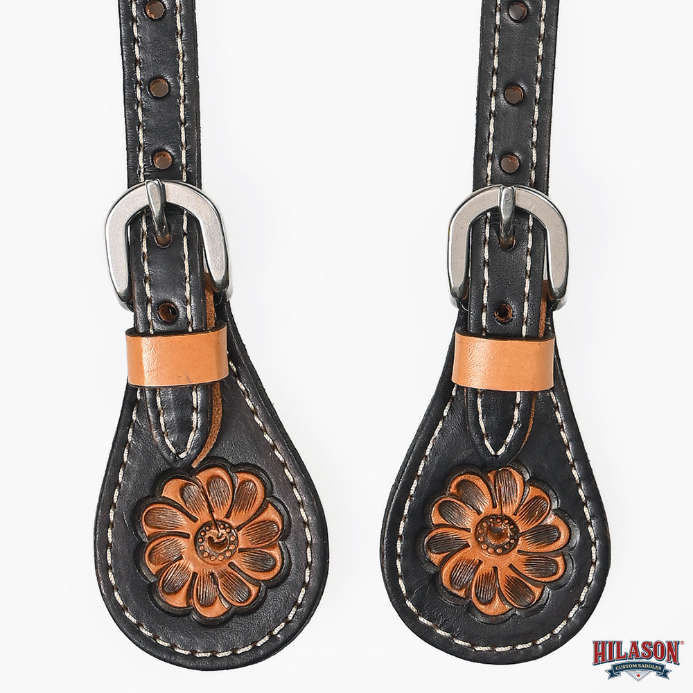Hilason Western American Genuine Leather Cowboy Spur Straps Pair