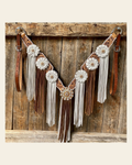 Whipstitch Breastcollar - Golden & Daisy #BC265 on a warm cream background