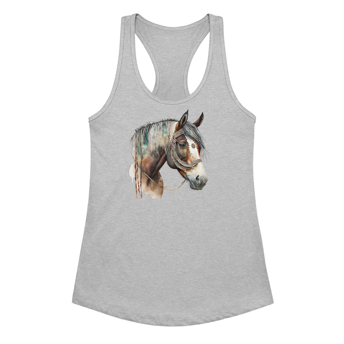 War Pony Women’s Fitted Racerback Tank Top by Baha Ranch Western Wear - product image 8