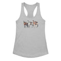 Ranch Horse Trio Women’s Fitted Racerback Tank Top by Baha Ranch Western Wear