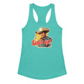 Saddle Up! Vintage Western Women’s Fitted Racerback Tank Top by Baha Ranch Western Wear