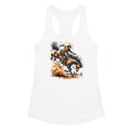 Rodeo Cowboy Women’s Fitted Racerback Tank Top by Baha Ranch Western Wear