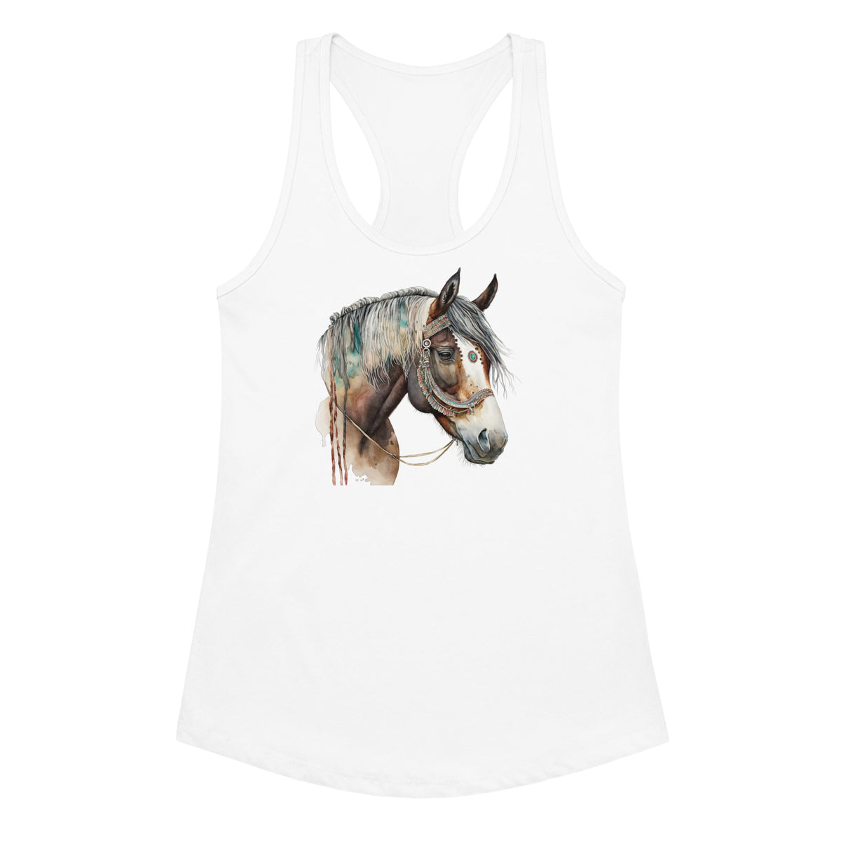 War Pony Women’s Fitted Racerback Tank Top by Baha Ranch Western Wear - product image 12