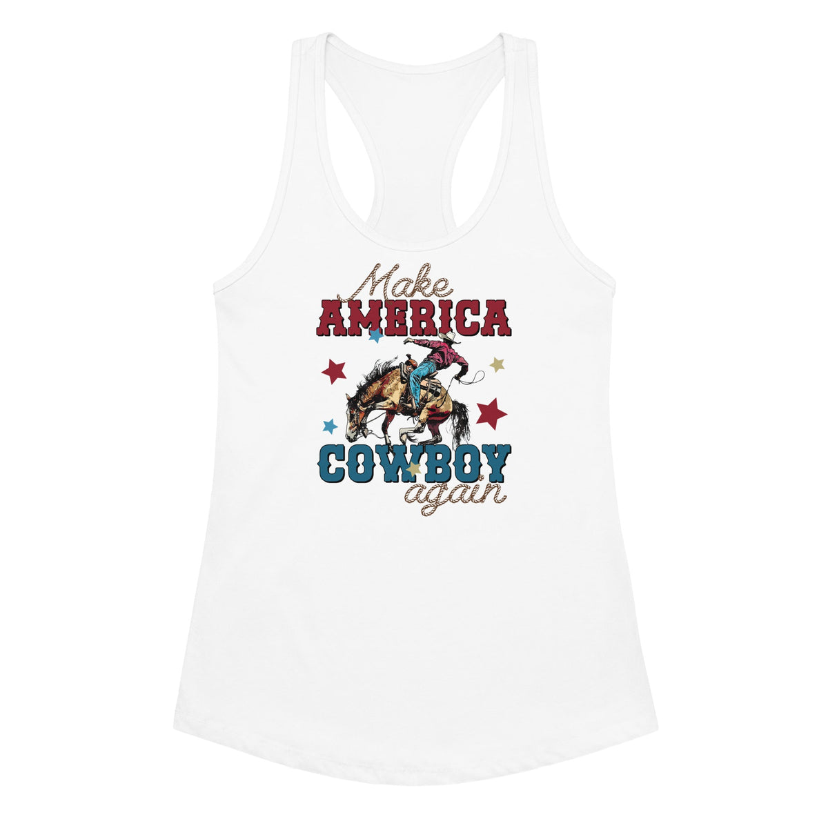 MACA Women’s Fitted Racerback Tank Top by Baha Ranch Western Wear - product image 3