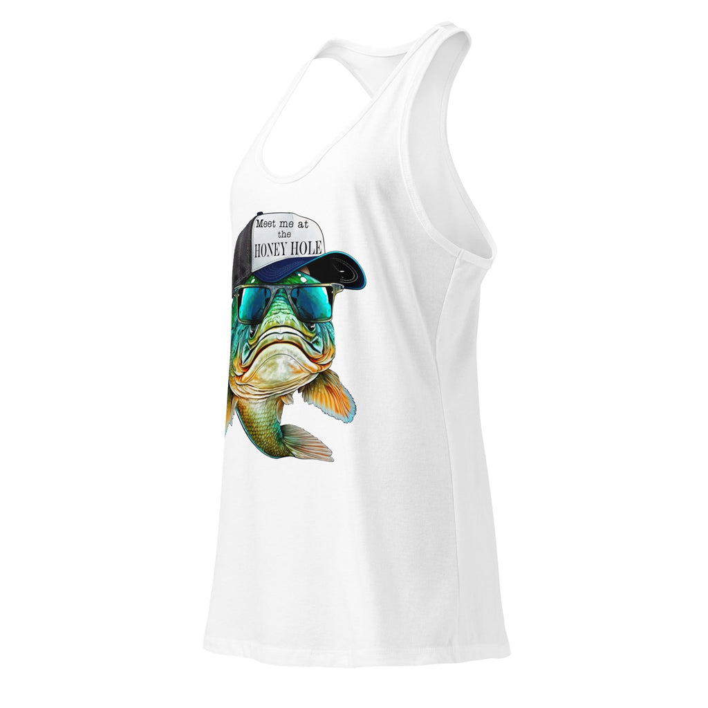 Honey Hole Fish Women’s Fitted Racerback Tank Top by Baha Ranch Western Wear - product image 19