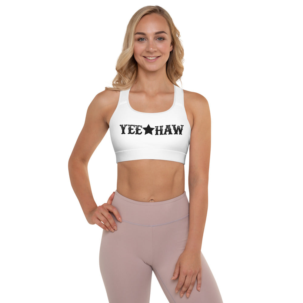 Ready To Ship Yeehaw Padded Sports Bra Size Small by Baha Ranch Western Wear - product image 4