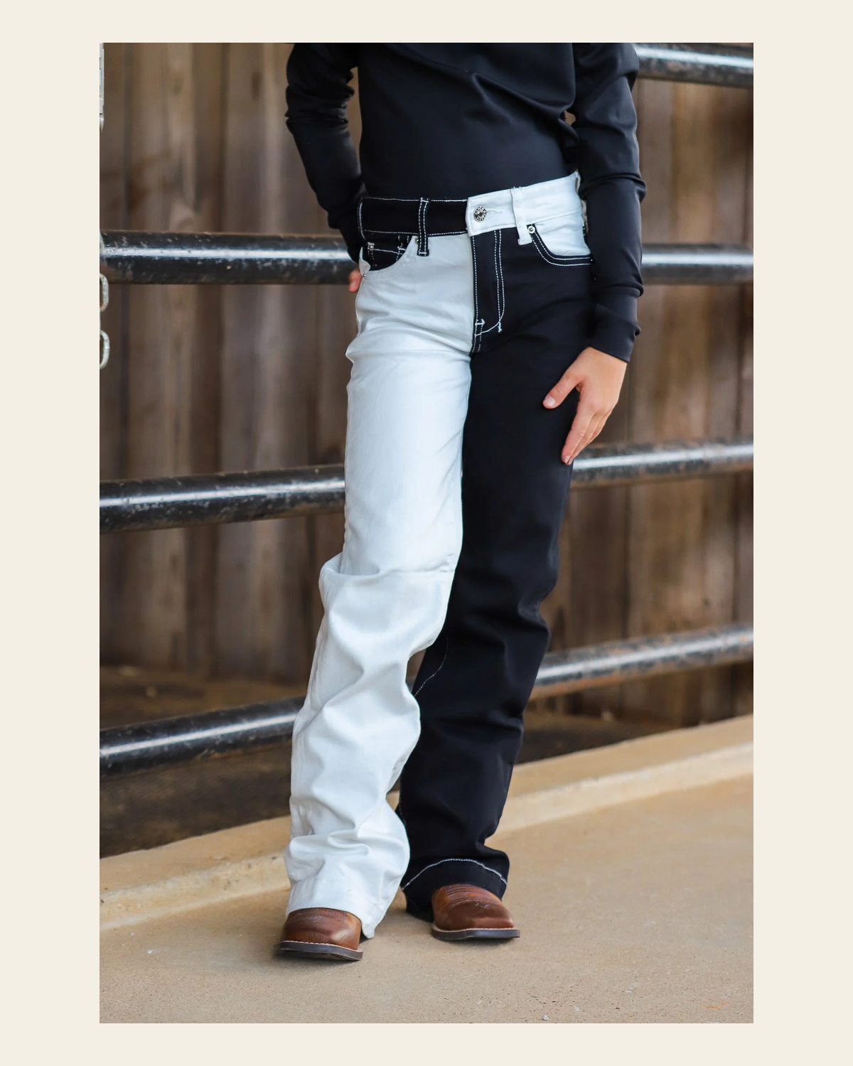 *youth* Signature Trouser - Brooks on a warm cream background
