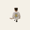 *youth* Courage Over Fear | Crewneck on a warm cream background